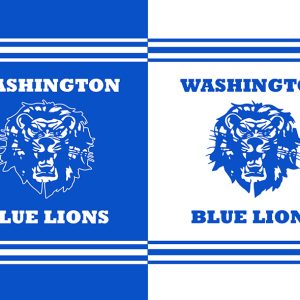Washington Blue Lions Double Sided Banner