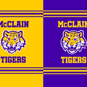 McClain Tigers Double Sided Banner